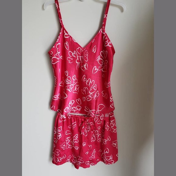 Vintage Jones New York Shorts & Cami Hearts PJ Set - Picture 1 of 8